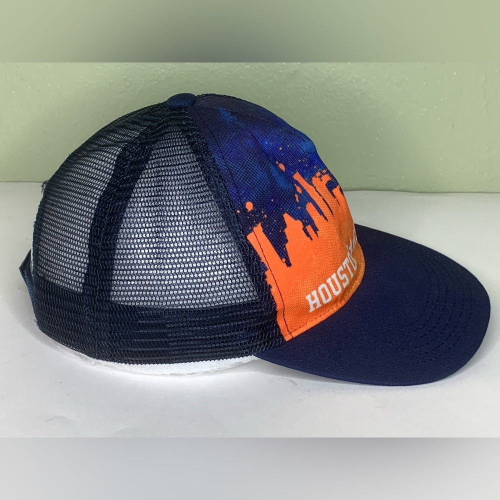 Houston Astros APC Smile Generation Adult OSFA Blue Orange MLB Mesh Trucker Cap - Picture 5 of 7